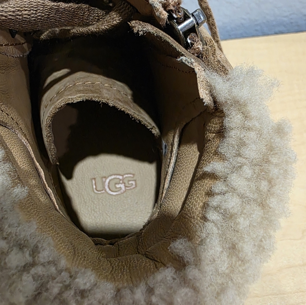 UGG Women's Brown High-Top Sneakers Size 5.5 - Picture 7 of 12